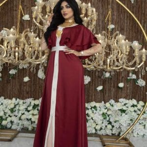 djellaba femme manches courtes