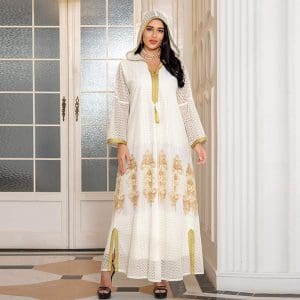 djellaba femme blanche